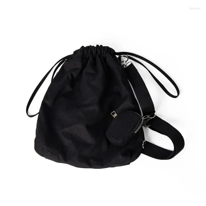 Bolsa de ombro Sling Bag Hand feminino 2024 Bolsa de designer de luxo Balde de cordas vintage para mulheres