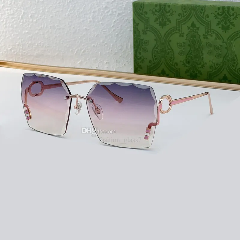 Metal frame sunglasses for women oversized square full frame  display picture 1
