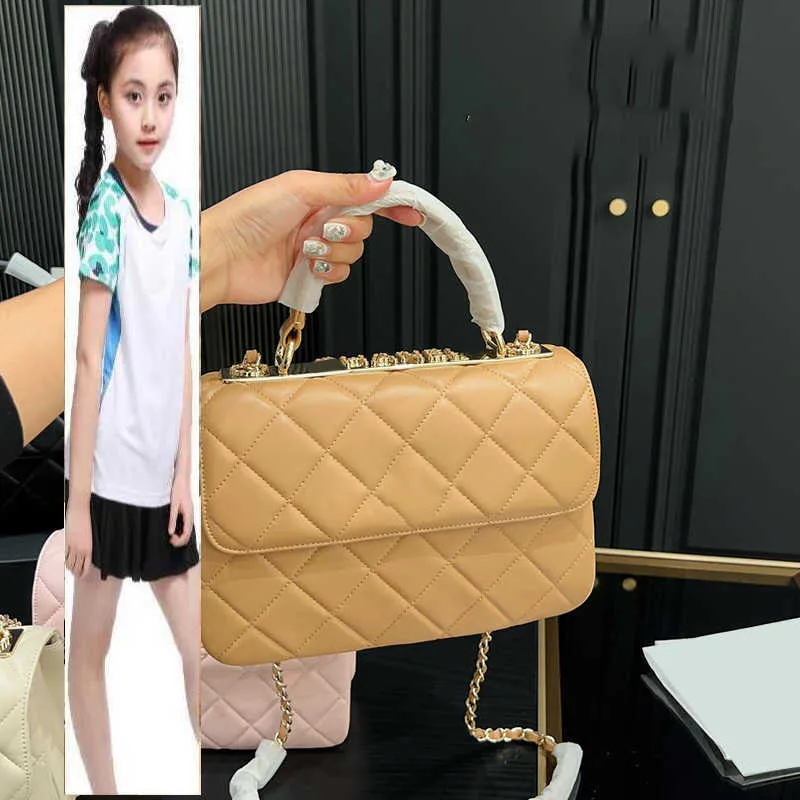 Kids Bags CC Bag Womens Designer Trendy Accordion Multi Pochette Classic Flap Quilted Bags Gold Metal Hardware Matelasse Chain Crossbody Shoulder Handbags Top Hand