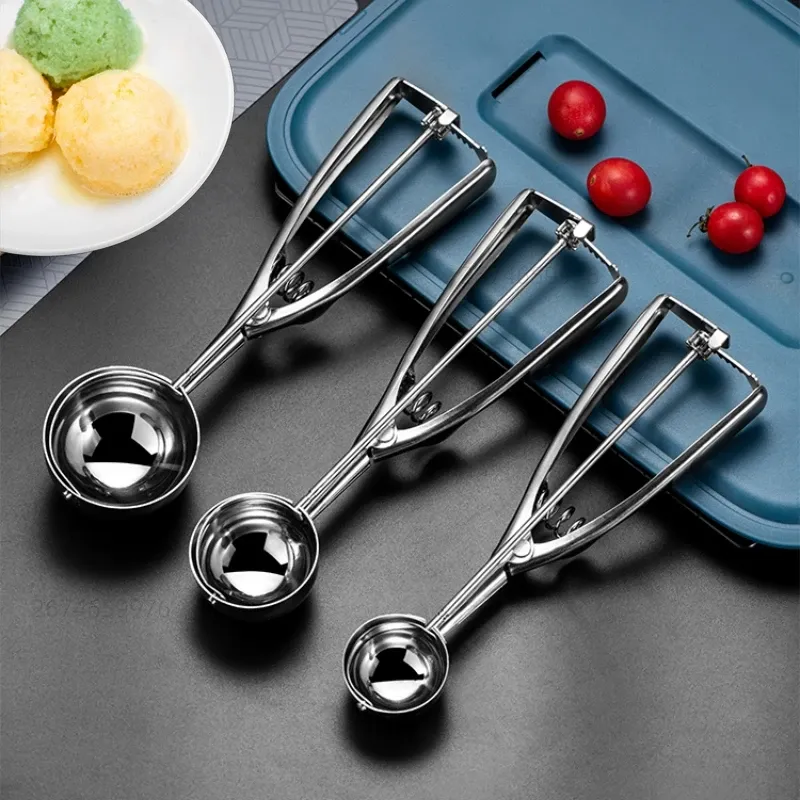 Herramientas Digger de helado de acero de acero inoxidable Moldeo de cubos de hielo hecho a mano Easy Demoulding Accesorios de cocina Molde de bandeja de hielo