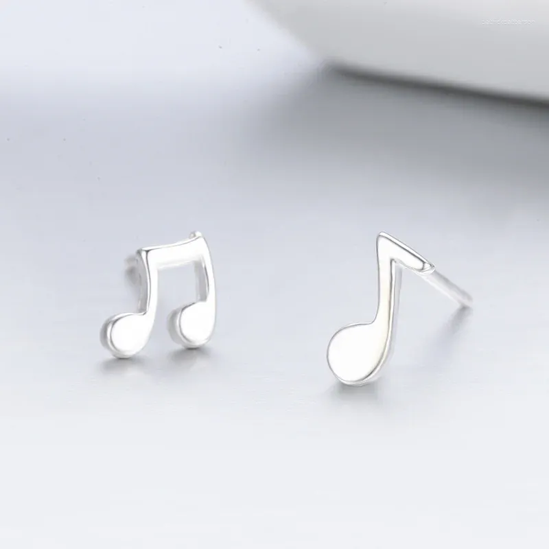 Boucles d'oreilles mignons mini 925 NOTE SISTANCHE STERLIN