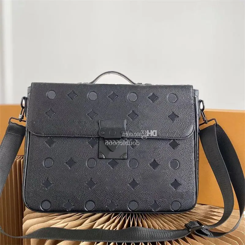 10A Mode Single Schulterhandtasche, Business Herren -Designer -Hülle, luxuriöse Frauen -Aktentasche, modischer Leder Messenger Ba fvhq