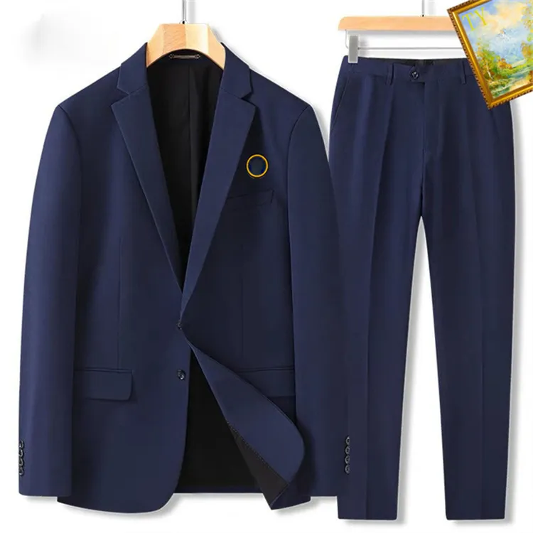 Designer mode man kostym blazer jackor rockar för män stylist brev broderi långärmad avslappnad fest bröllop kostymer blazer #22