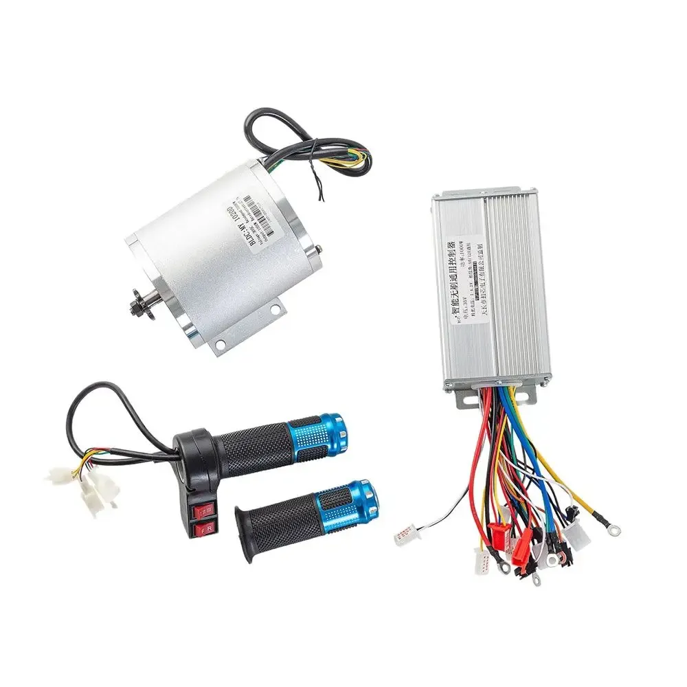 Parte Motore elettrico 36V/48V 1000W DC BRESCLESS BLDC Kit di conversione a conversione a trazione per triciclo quad/scooter/ebike