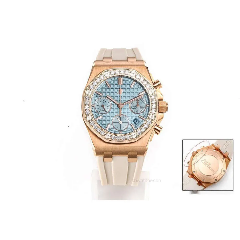 Watch APS Womens Luxury Diamondcrusted Watch AP Designer Diamond Men Chronograph Uhr MENWATCH M4FC Superclone Swiss Auto Mechanical Bewegung UH XJSCP1