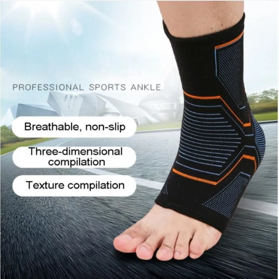 Poussions de genou du coude 1 pcs Piette à la cheville Compression de compression Souchée élastique respirante pour récupération articulation du panier de douleurs Panier de pied SOCKS256Z