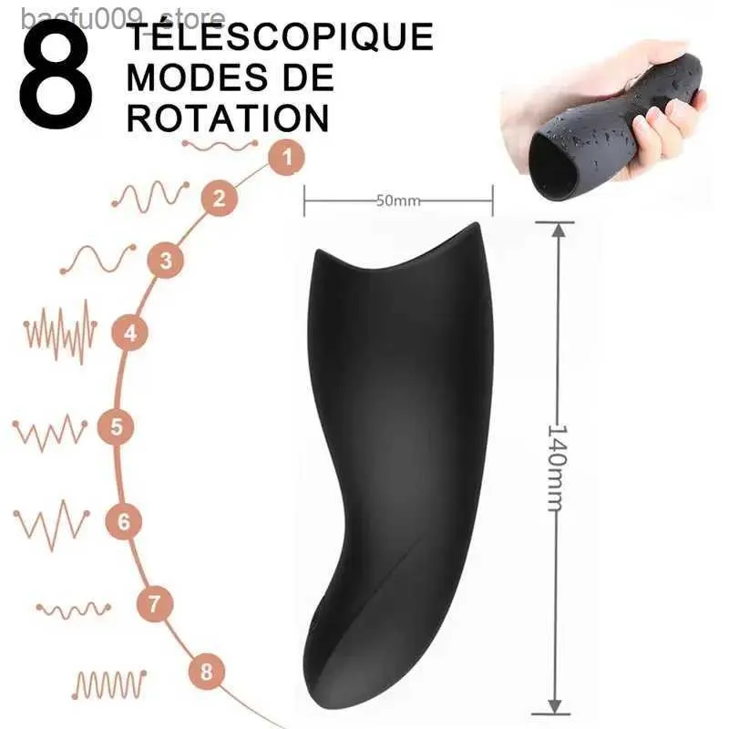 Altri oggetti di bellezza della salute Glande Masturbatori Chocho Dildo Macchina 10 Modalità Female Assumimento del clitoride Dispositivo generativo maschio Vibratore Q240426