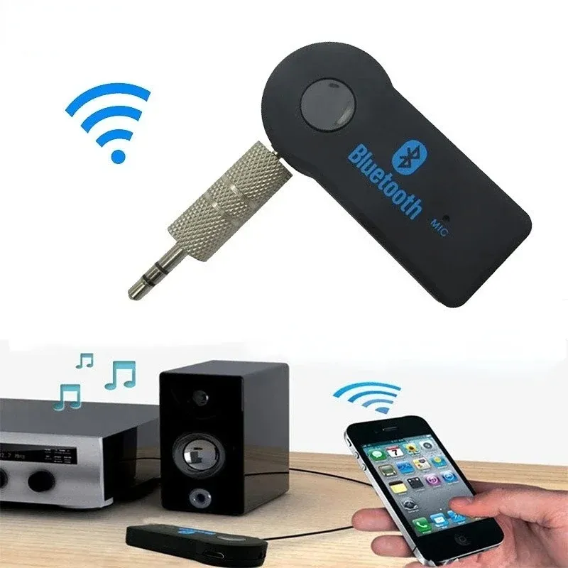 Nuovo 2 in 1 Wireless Bluetooth 5.0 Adattatore trasmettitore Adattatore da 3,5 mm auto Audio Audio Aux Aux Reciever Handsfree