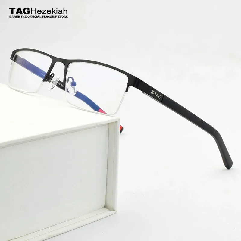 Objektive Marke Brandbrille Rahmen neu 2023 Mode Brillen Frames Männer 0882 Optisches Design Vintage Brille Rahmen Frauen Oculos de Grau