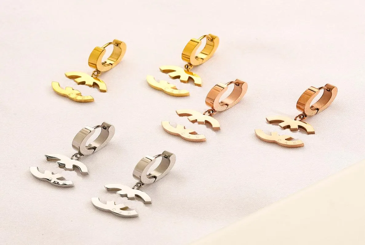 18k Goldplated Earrings 925 Silver Women039s Geometric Charm Love Earring Luxury Designer Earrings Fashion Brand Jewelry Desig9522489