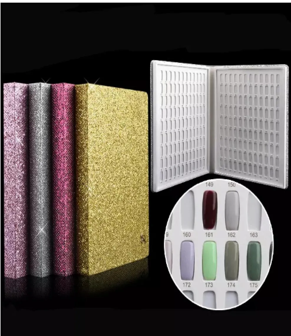 NOUVEAUX 216 COLLES GEL Nail Gel Book Book Nail Practice Chart Natural Nail Art Salon Set6585017