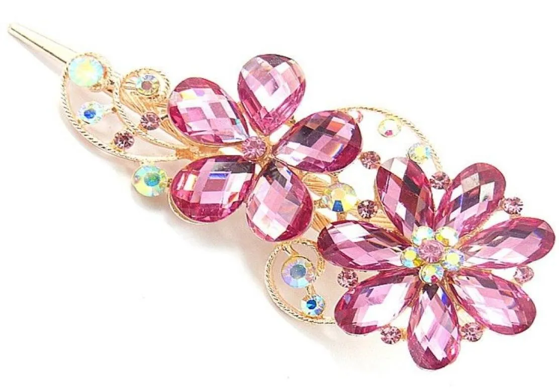 charmanter Schmuck Strass -Clip Bananenklammern Haare Barrette Haarnadelverschlüsse Accessoire gemischt #30136277981