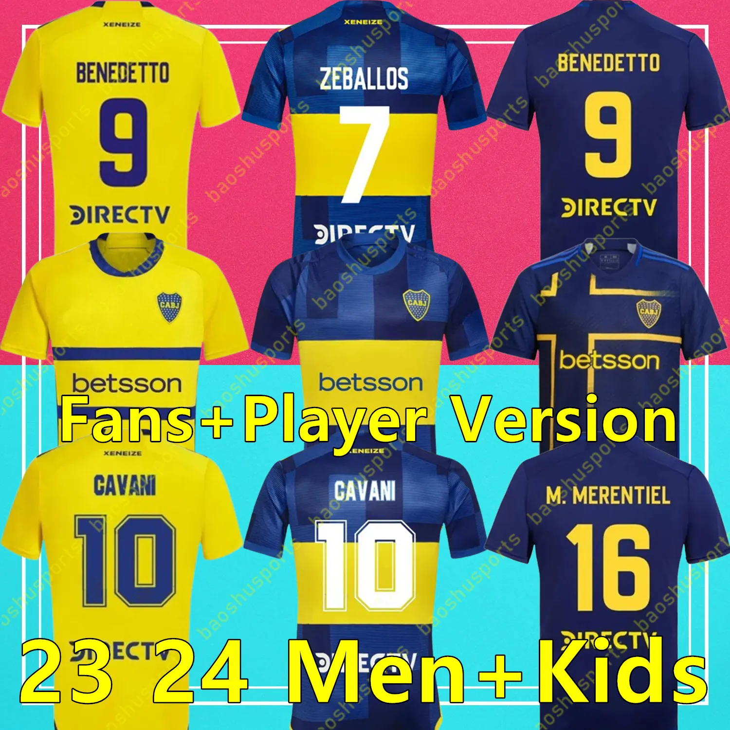 23 24 25 Cavani Boca Juniors Soccer Jerseys Maradona Benedetto Marcos Rojo Carlitos De Rossi Tevez Salvio Barco Janson Medina 20 21 22 23 24フットボールシャツ