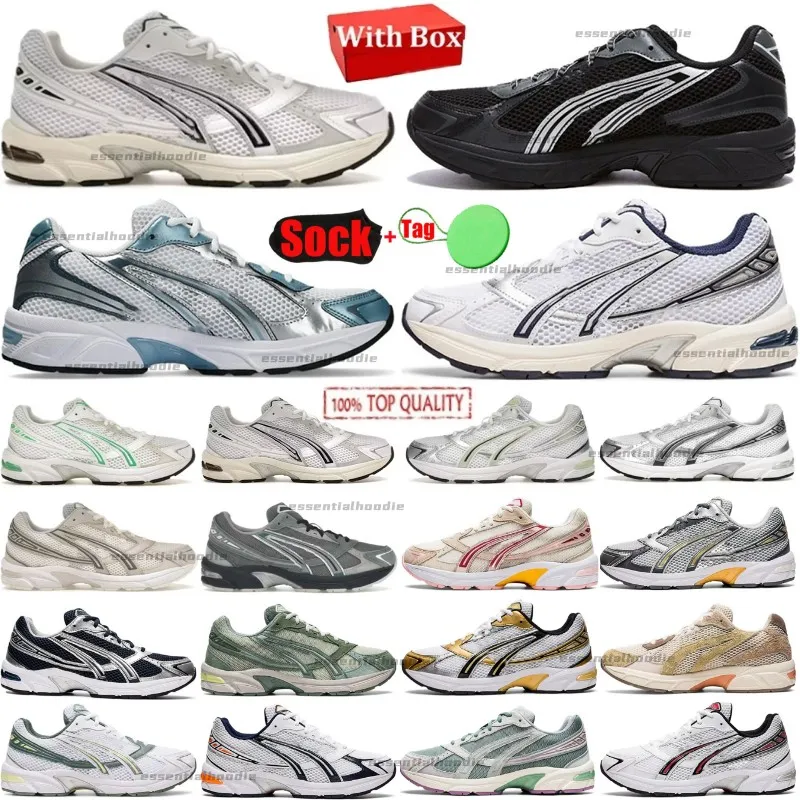 Gel 1130 sneakers vit haj hud svart grafit grå crepe periwinkle blå kol malachite grön grädde järnklädd ostron grå män kvinnor löpskor