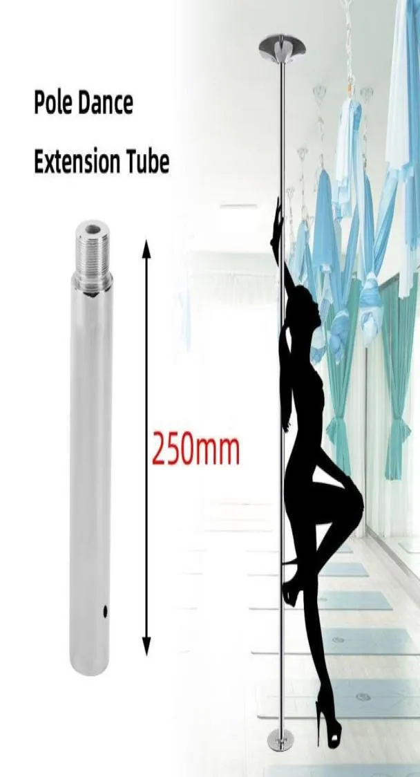 Professional Stripper Pole Dance Extensions of 125250mm Chrome Justerbar längd Dancing Pole Rostfri Steel7287530