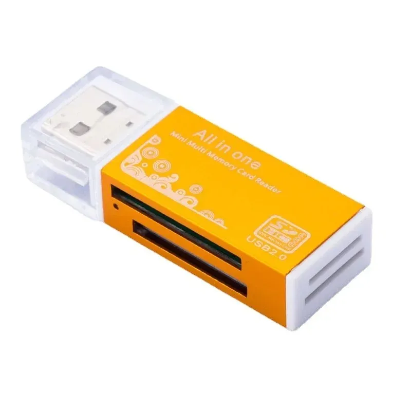 4 في 1 بطاقة ذاكرة USB 2.0 SD لبطاقة Micro SD TF MS SDHC MMC M2 MS DUO MS PRO CARD CARD SLAPTER وتشغيلها لجهاز الكمبيوتر المكتبي المحمول