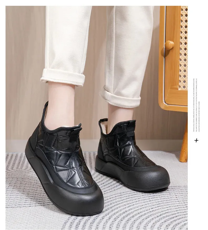 Winter platform snowboots dames warm gevoerd waterdichte schoenen_voghion.com