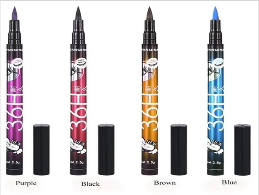 1pc Marke Frauen schwarzer flüssiger Eyeliner langlastend wasserdichte Party Augenliner Stift Stift Schöne Make -up -Kosmetikwerkzeuge Makeup1237717