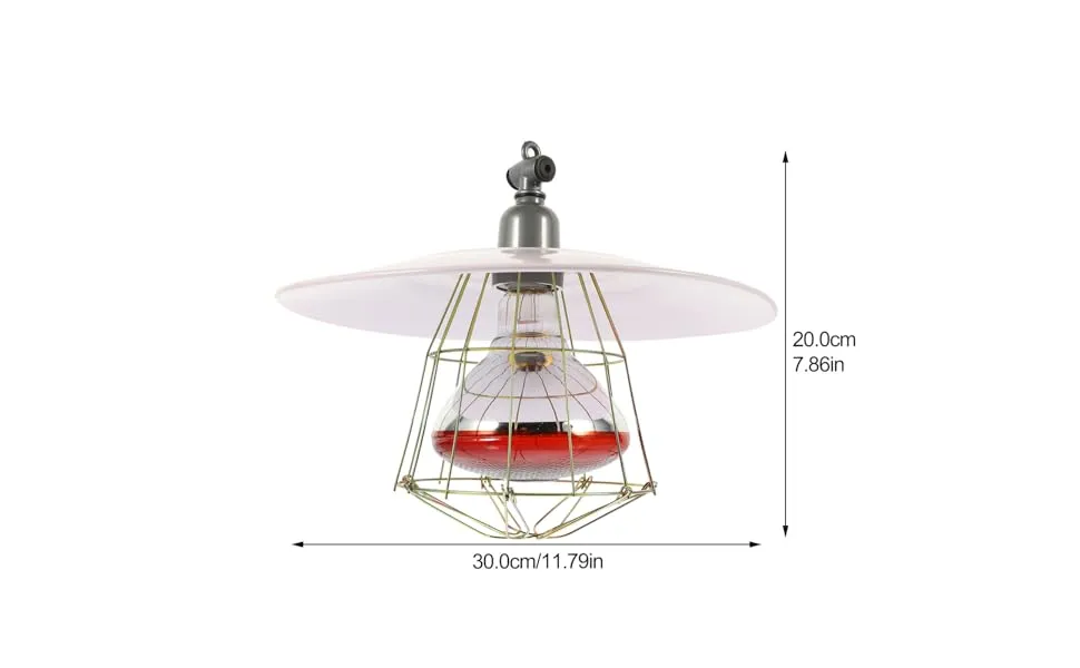 Reptile Heat Lamp Fixture: Versatile Warmer for Pets & Livestock ...