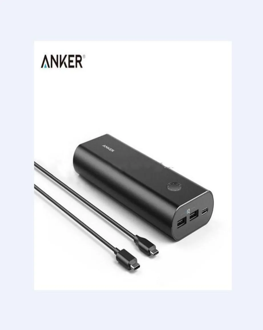 Anker PowerCore 20100MAH Power Bankクイックチャージ5V6A 30W PoweriQ Battery Pack 24A PowerBank USB充電器用タブレット6670736