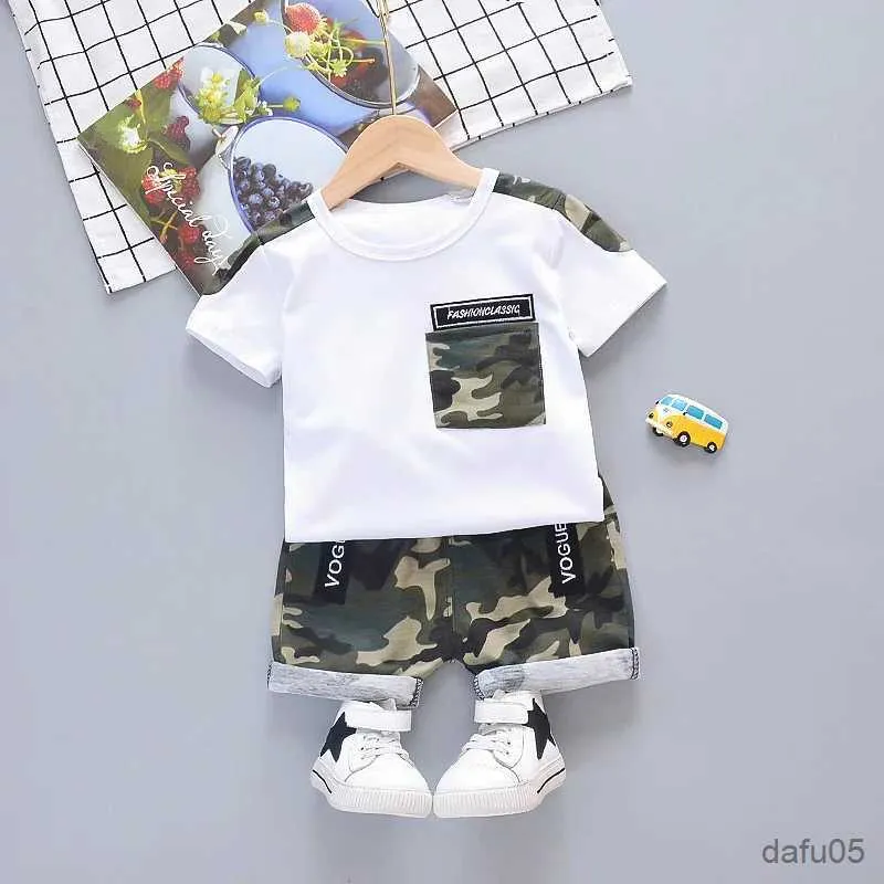 Set di abbigliamento per bambini abiti abiti estivi per ragazzi toni per ragazzi pantaloncini 2 pezzi/set per bambini abbigliamento per neonati 1 2 3 4 anni