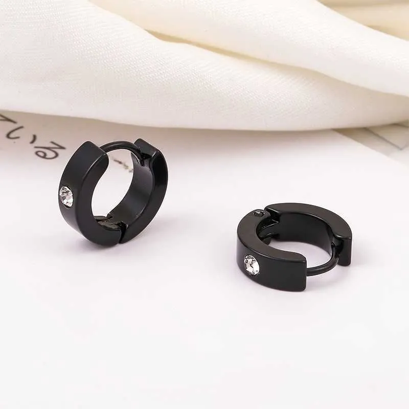 Love Earring Unisex Diamond bezaaide oorbellen met high-end feel simpel en trendy gepersonaliseerd voor mannen met CART ORIGINELE oorbellen