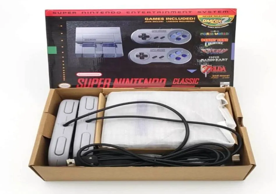 Super Mini Nostalgic Host Game Consols 21 Video de TV Player para SNES 16 bit Gamesole con cajas minoristas7974011