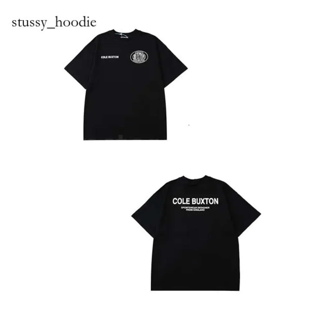 Summer Spring Cole Buxton T Shirt Loose Green White Black Cole T Shirt Men Women High Cole Buxton Wysokiej jakości klasyczny slogan top tee z tagiem 3012