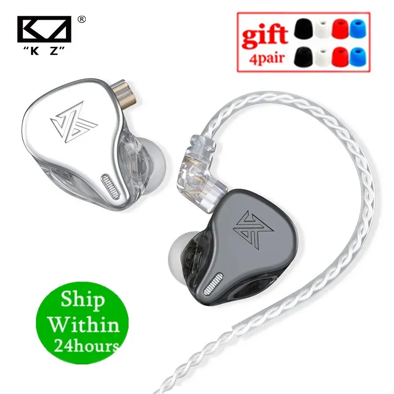 Écouteurs KZ Écoute DQ6 3DD Bass HiFi Écouteurs intérieurs Moniteur de bruit Annulation de musique Musique Sport KZ ZSTX ZSN Prox EDX ZSX ASX ZS10PRO