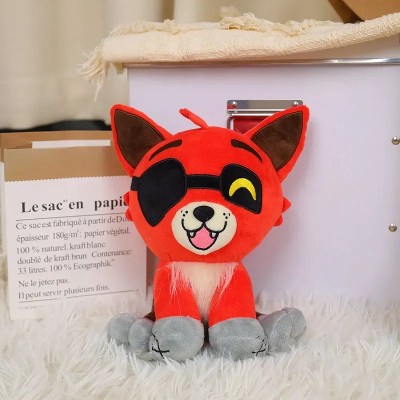 Hot selling cartoon celebrity wolf doll FNAF game peripheral doll cute celebrity crocodile plush toy gift