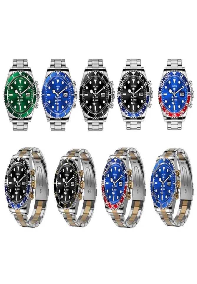 AW12 Smart Watch New Design Fashion Classic Männer Edelstahl Uhren IP68 wasserdichte Bluetooth Sport Smartwatch Armbandwatch3850851
