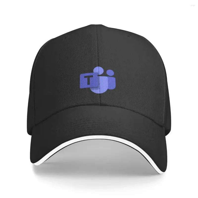 Baskenmänner I Love Teams - Microsoft Classic T -Shirt Unisex Caps Trucker Baseball Cap Snapback Atmungsfreie Hut Polychromatische Hüte