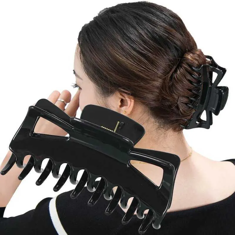 Crampes Femmes Hair Claws Clipins Hairpins Co dans les cheveux coréens Crabes Barrettes Bow Bands de maquillage outil de style Pony Pony Pony Hair Accessoires Y240425