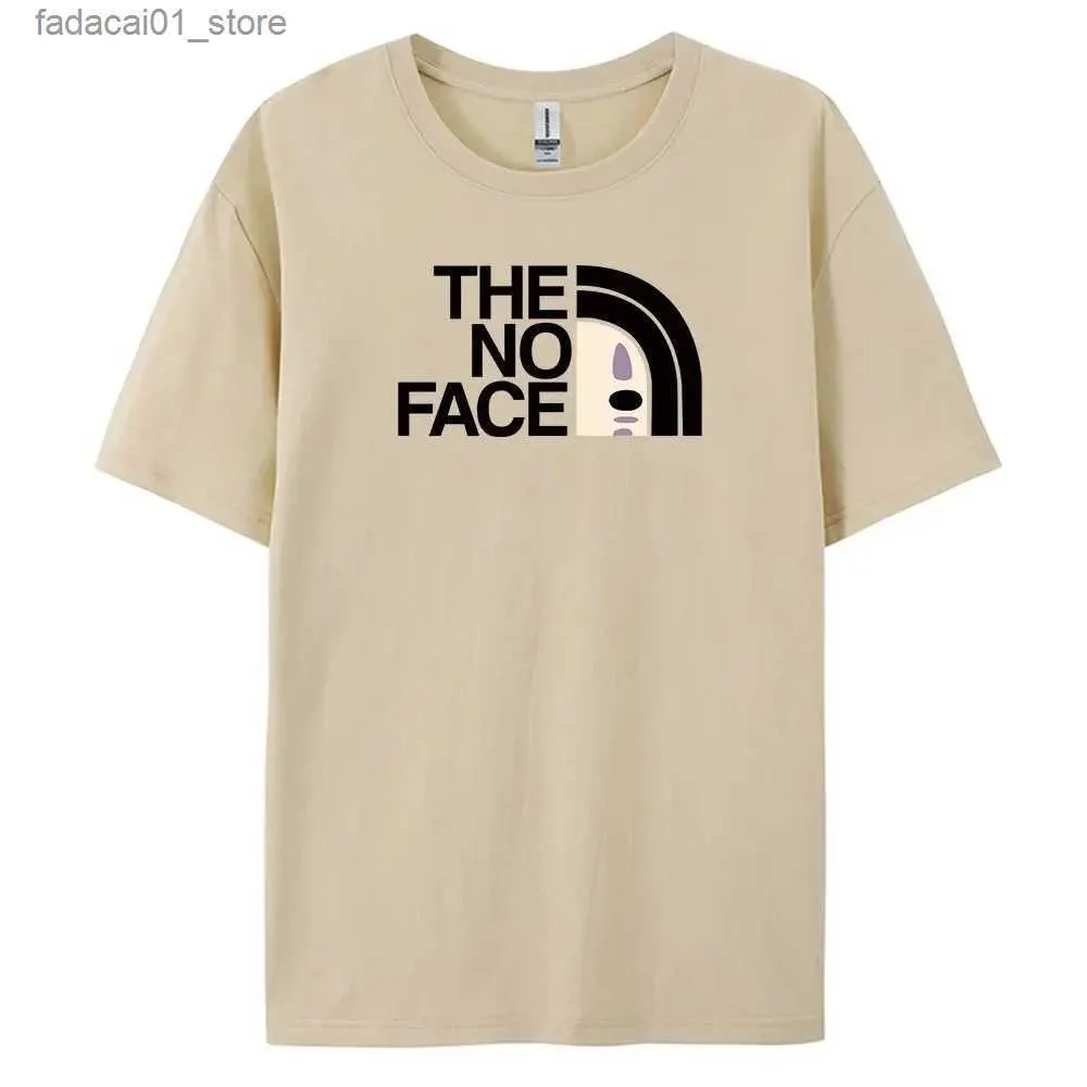 Herren-T-Shirts Sommerstil Basic Noface Herren atmungsaktiven Baumwoll-T-Shirt T-Shirt Q240426