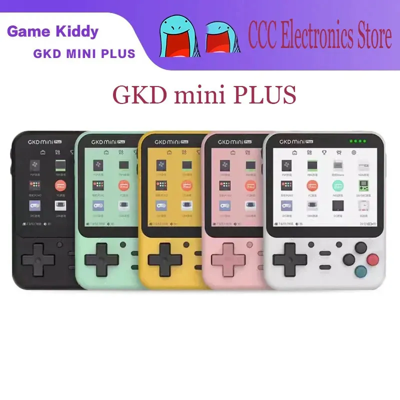 Nostalgiczne open source Handheld GKD Mini Plus 3,5-calowe IPS HD Large Screen Metal Console Hall Rocker DC Arcade Super Games 240419