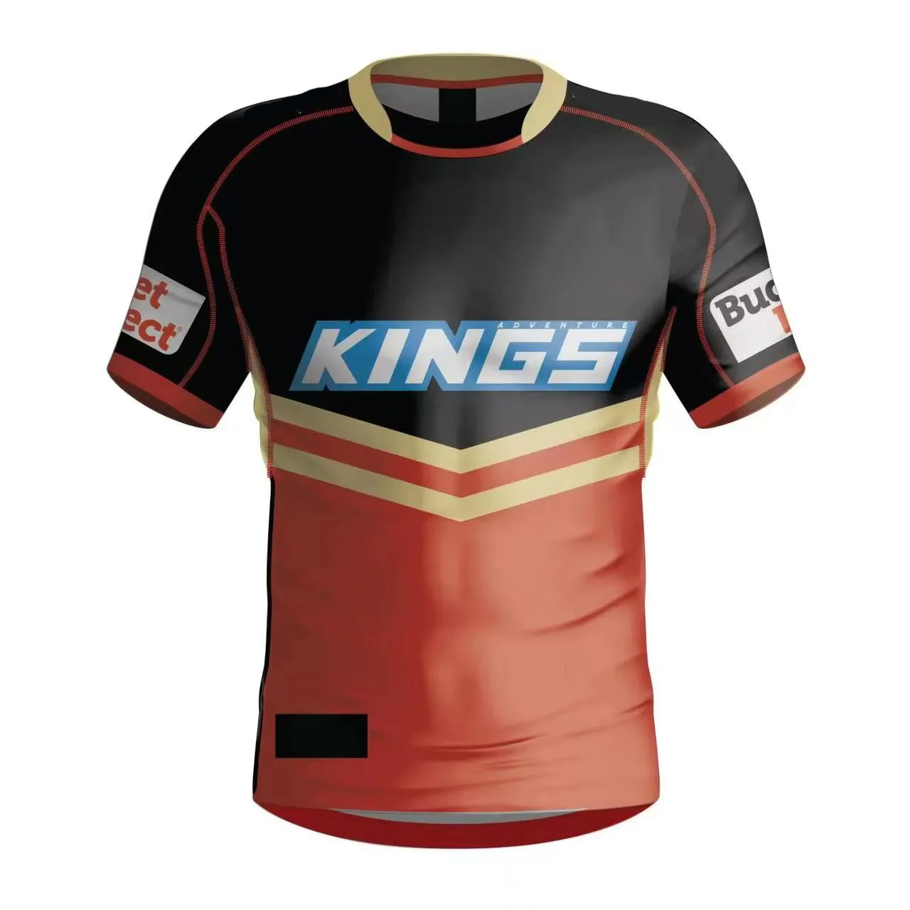 BLK Red Dolphins ラグビーシャツ 3XL