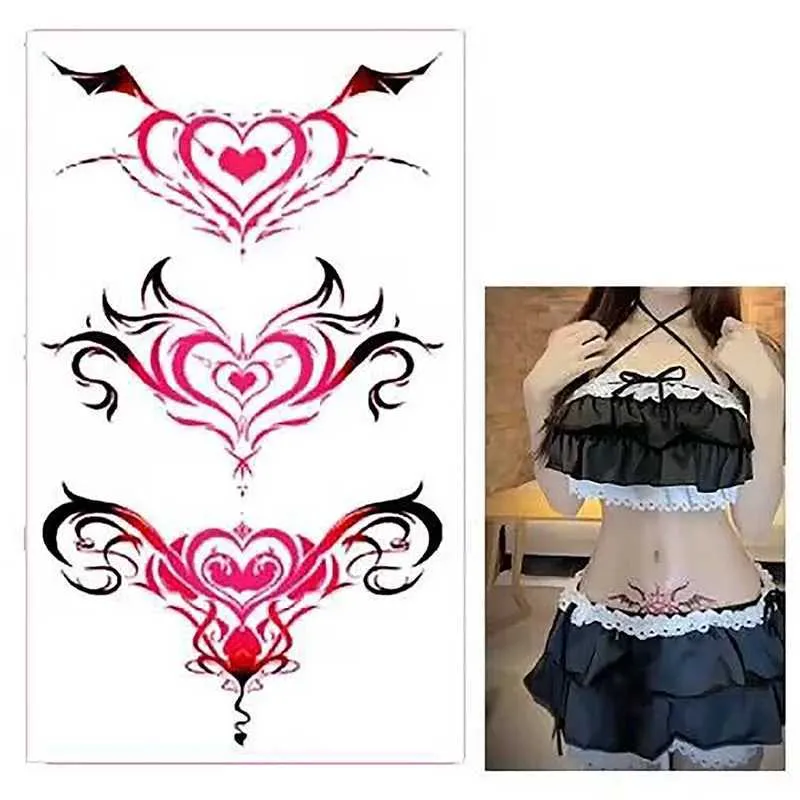 Transfert de tatouage tatouage sexuel imperméable tatouage temporaire tatouage tatouage sur le bras de jambe Tatouos Sex Flash tatouage bâton faux tatouages pour hommes femmes 240427