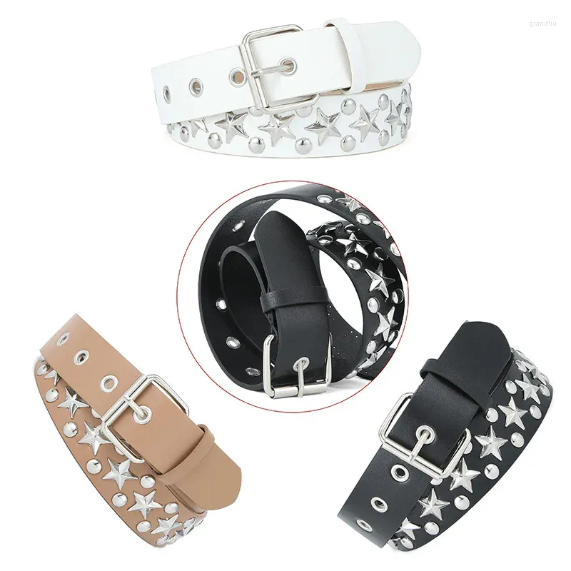 Belts European American Ins Style Punk Trend Ladies Pin Buckle Belt Fashion veelzijdige Koreaanse student Super knappe 110 cm