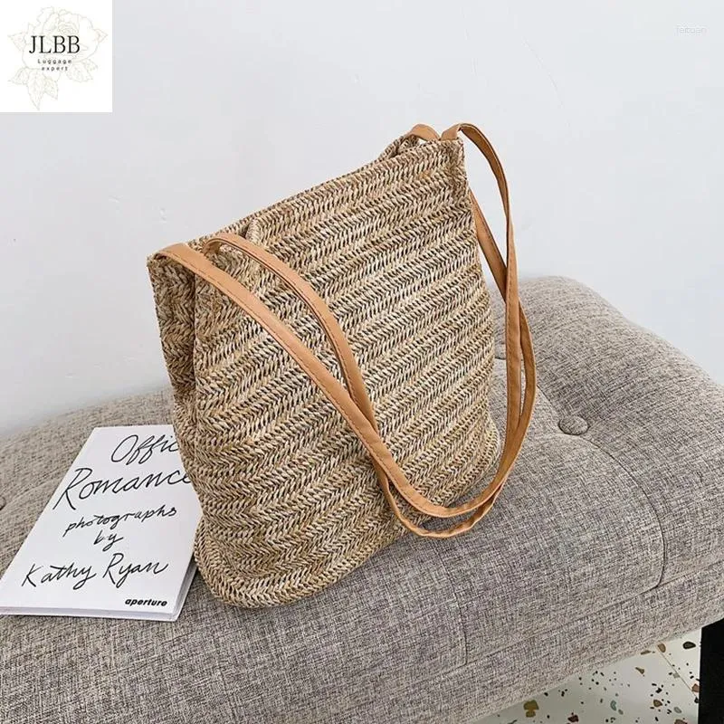 2024 Womens Straw Straw Beach Bag Primark Big Shoulder Handbag For