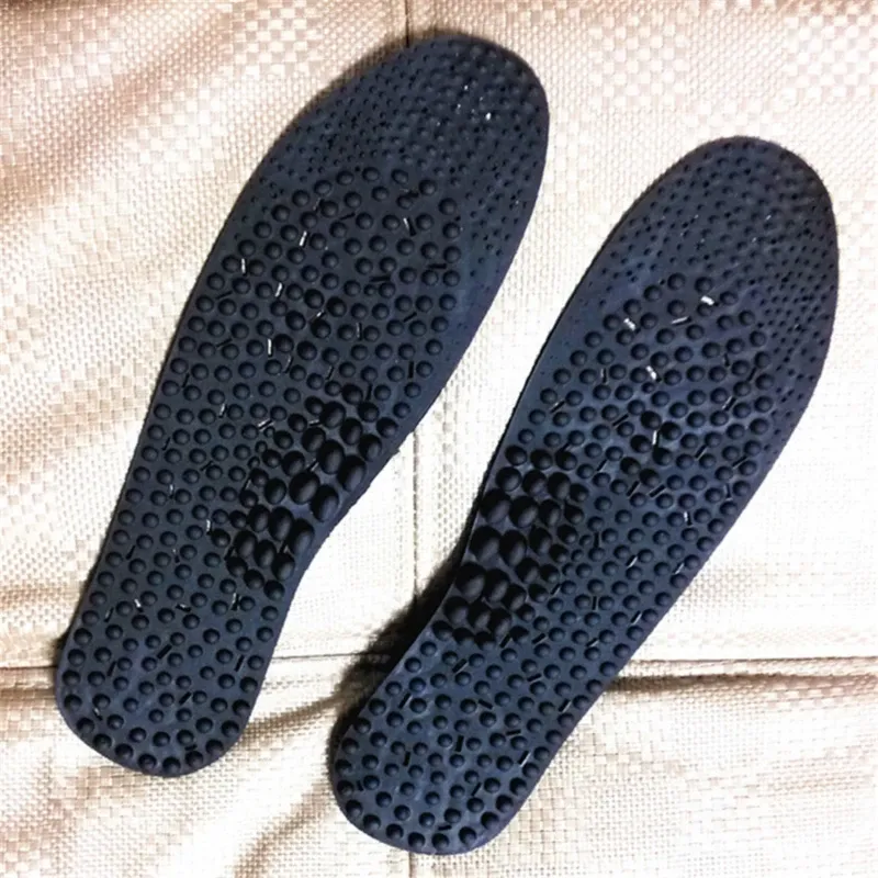 Massagegeräte Magnettherapie Massage Einlegesohlen für Schuhe Fuß Akupressur verstärkter magnetischer Innensohle -Punkt -Therapie Füße Körperentgiftung Einsätze Einsätze Pads