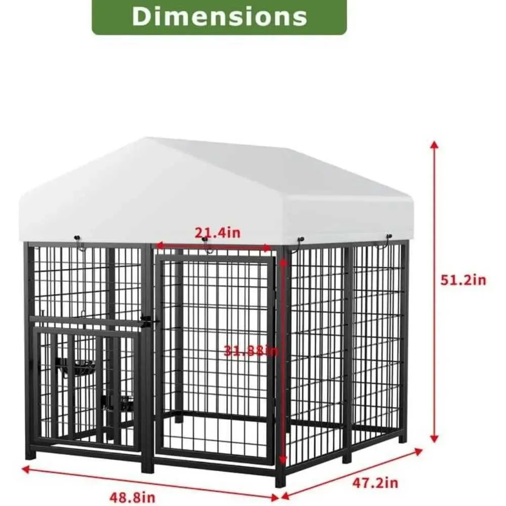 Cat Carriers Crates domy duże hodowle Pet Pens Pens Pens Pies Run Animal House Metal Cooperative Fent