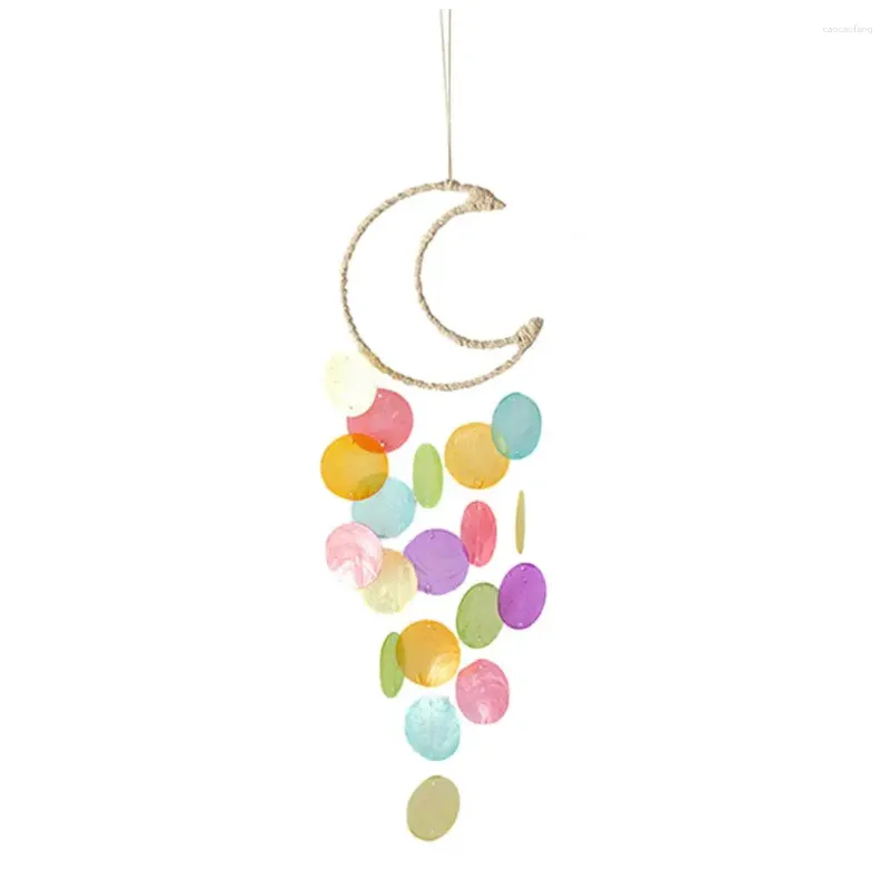 Decoratieve beeldjes Wind Chime Unieke schaal Maan Hanging Dream Catcher Fijn afwerking Chimes Balkon Decor