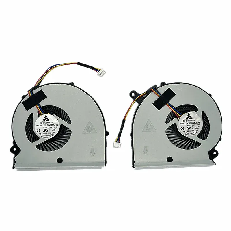 Drijft nieuwe CPU/GPU -koeler Fan OEM voor Gigabyte Aero 14 15 15W 15x RP64W RP64 P64 RP65W PR65 V7 V8 X9 Y9 Radiator