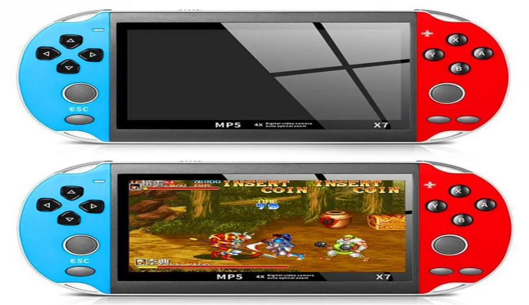 Retro Video X7 Game Console Player Handheld Gaming Tragbare Portatil Mini Arcade Videospiele Elektronischer Maschine Retrogame VIDI9798253