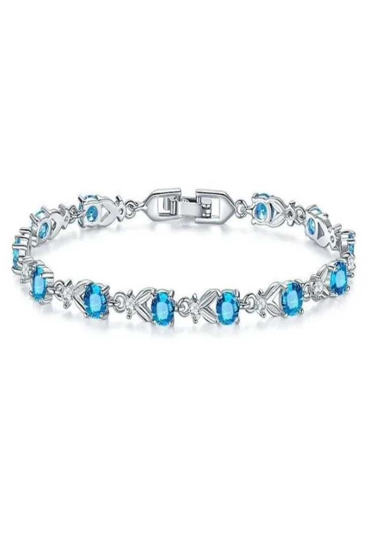 Bedelarmbanden mode eenvoudige stijl vrouw zee blauw multicolor stenen trend persoonlijkheid creatieve armband cadeau in hetzeere buitenland voortreffelijk 2006431