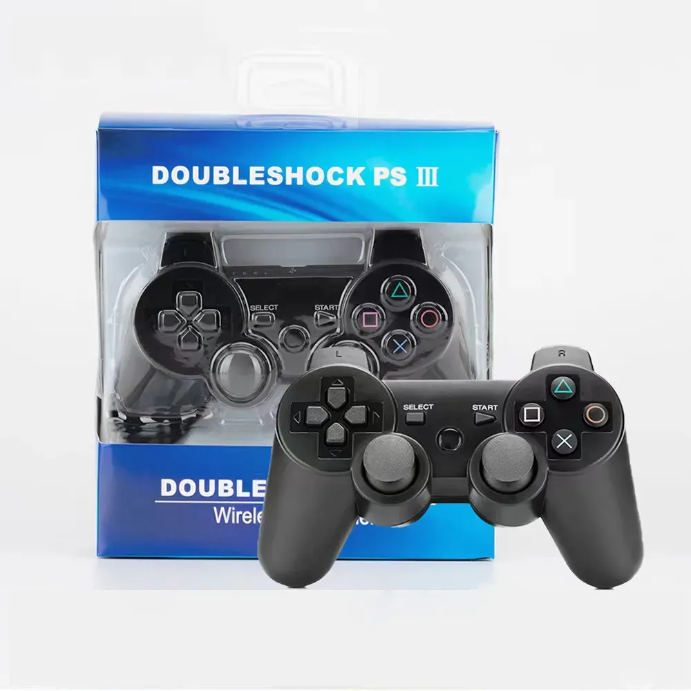 Беспроводные джойстики Bluetooth для контроллера PS3 управляют играми Gamepad Controllers с розничной коробкой
