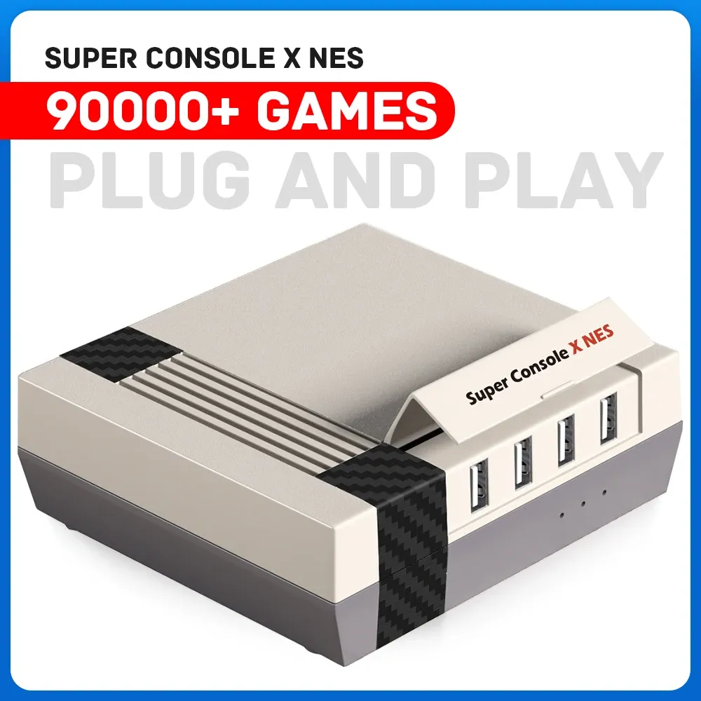 Gracze Kinhank Mini TV/Game Box Console gier wideo Super Console X NES 50+Emulatory z 71000+gry PSP/PS1/SNES/NES/N64/DC/MAME