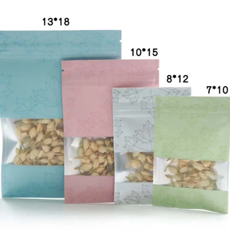 Förpackningspåsar luktade bevis aluminium folie zip lås tätning påse för torr ört tobak melon mellanmål godis ris kaffemuttrar te frön gåva fodral