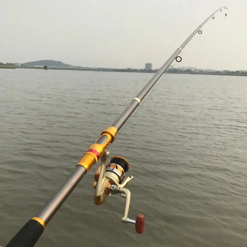 ACESSORES Haste de carbono distante 2.13.6m Pólo duro para peixes gigantes de peixe gigantes