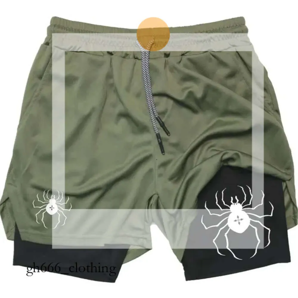 Anime Hunter x Shorts de gym pour les hommes Breathable Spider Performance Summer Sports Fitness Workout Jogging Pantalons courts 240412 722